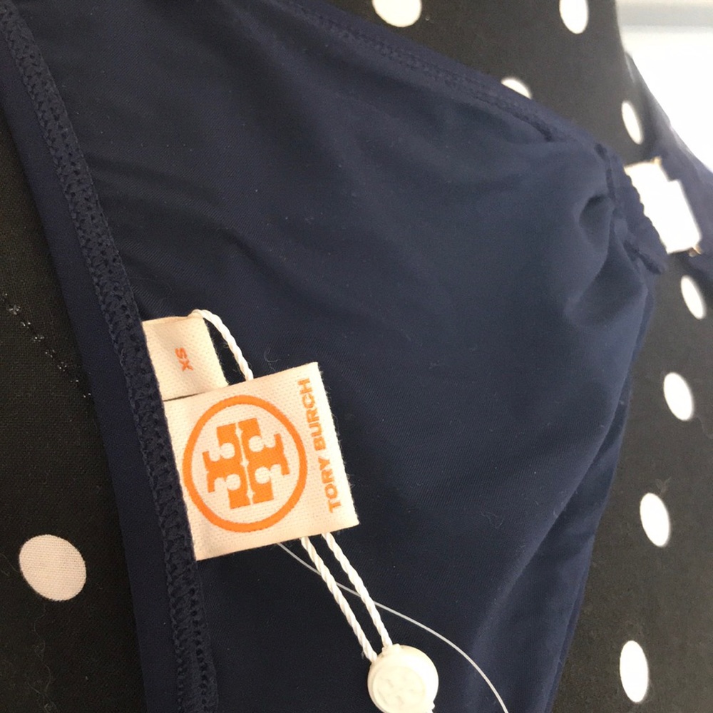 Tory Burch Logo Halter Bikini Top - Picture 8 of 9